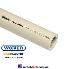 Труба PPR PN16 (S3.2 / SDR 7.4) 90 Ek WAVIN Ecoplastic