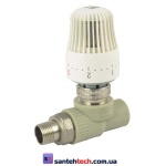 Кран радиаторный с термоголовкой прямой Fado PKT01 20х1/2