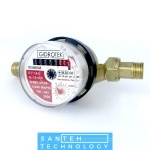 Лічильник гарячої води Gidrotek E-T 1,6U 1/2″ зі штуцером (110мм) 